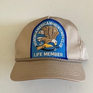 Vintage North American Hunting Club Life Member Strap back hat